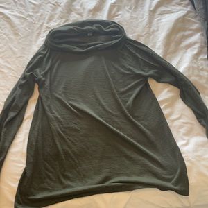 Olive green cowlneck sweater